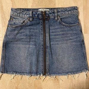 Free People Denim Skirt